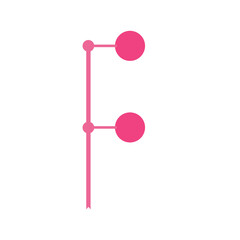Timeline infographic element 