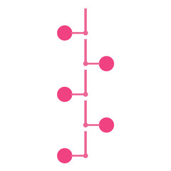 Timeline infographic element 