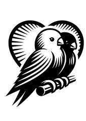 Love Birds SVG, Animals SVG, Couple SVG, Love SVG, Valentines day SVG, Wedding SVG, I love You SVG, Love Birds Silhouette, Vector, Clipart, Cut file for Cricut SVG, JPG, PNG