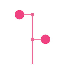 Timeline infographic element 