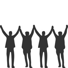 Silhouette Friendship