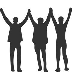 Silhouette Friendship