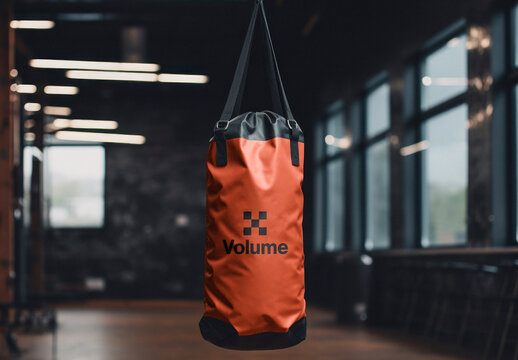 Punching Bag Mockup With Generative AI