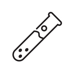 test tube icon design vector template