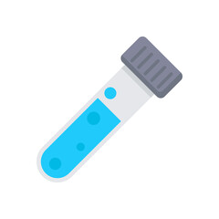 test tube icon design vector template