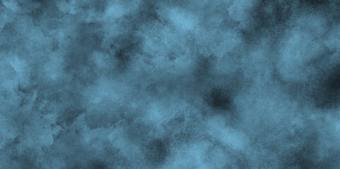Smoke in the dark blue texture, watercolor background concept design background with smoke, watercolor painted mottled blue background with vintage marbled textured for your creative design.	
