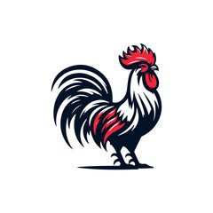 Rooster vector Clip art isolated design illustration
