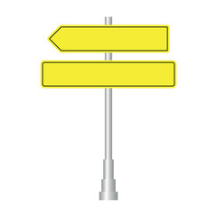 Obraz premium Blank Sign Vector