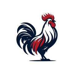 Rooster vector Clip art isolated design illustration