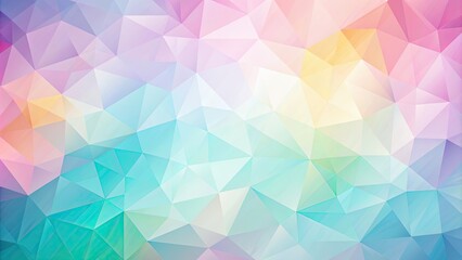 Obraz premium Abstract geometric design with soft pastel colors , pastel, geometric, abstract, background, design, soft, colors, shapes