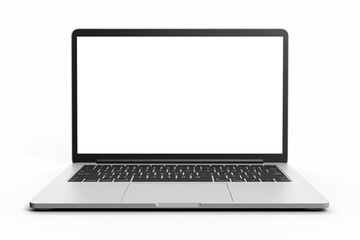 Modern Laptop Mockup Design White Background