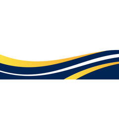 Obraz premium Business Curve Footer