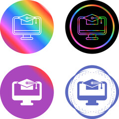 Online Education Vector Icon