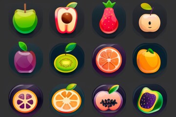 fruit icon mobile apps