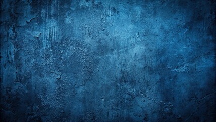 Fototapeta premium Abstract dark blue grunge concrete wall texture background, grunge, dark blue, abstract, vintage, texture, seamless, concrete
