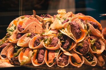street food stuffed tacos