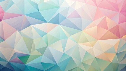 Fototapeta premium Abstract pastel geometric pattern with soft colors.