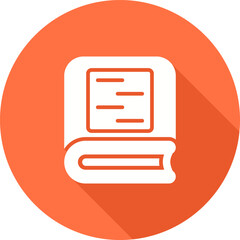 Fototapeta premium Book Vector Icon