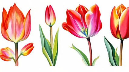 Fototapeta premium Colorful Tulips.