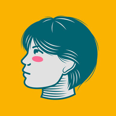 Character design avatar flat minimalist 160