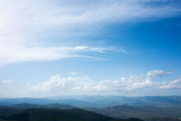Panoramic view of landscape and mountains against sky,Armenia