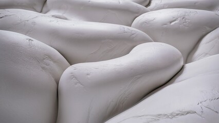 Fototapeta premium Abstract texture background of large white smooth stone