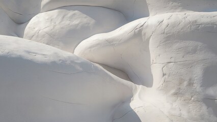 Abstract White Textured Matte Wall Surface 