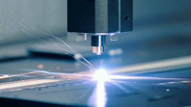 CNC Laser Metal Cutting Modern Industrial Technology CNC laser optics are used to control materials or create laser beams.