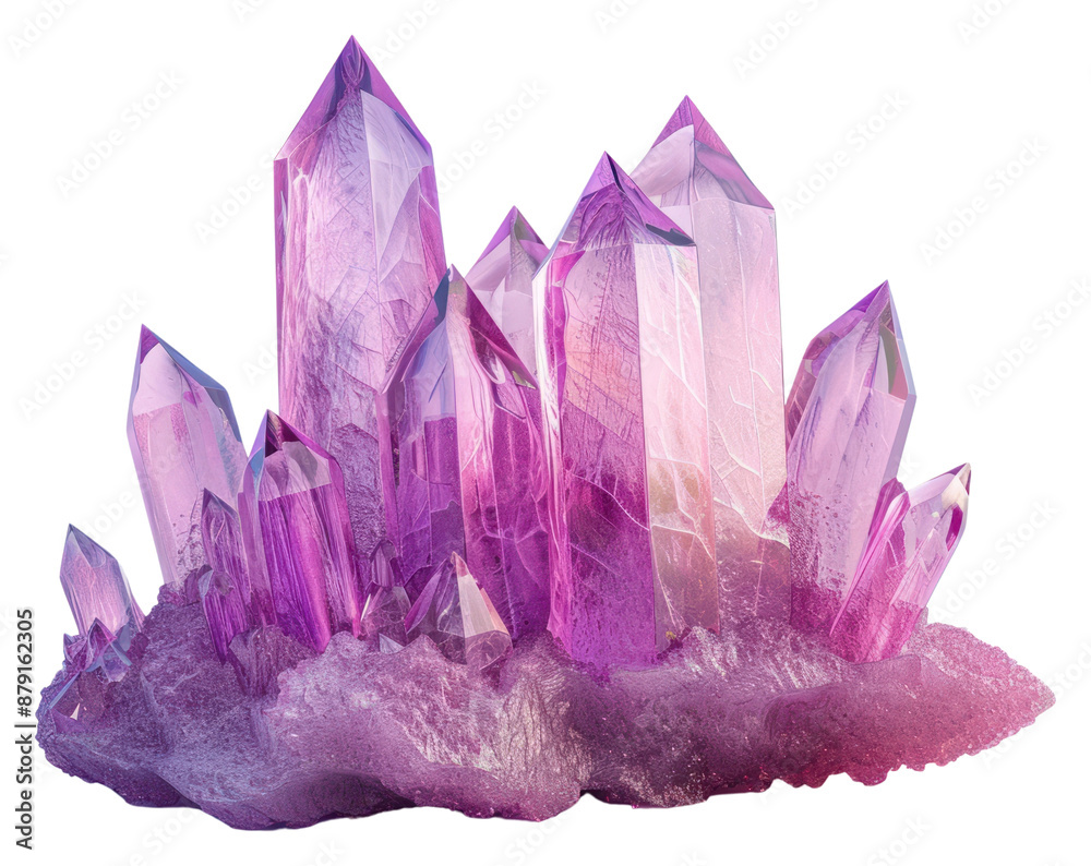 Wall mural png plus gemstone crystal amethyst.