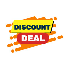 Color Splash Discount Deal Badge