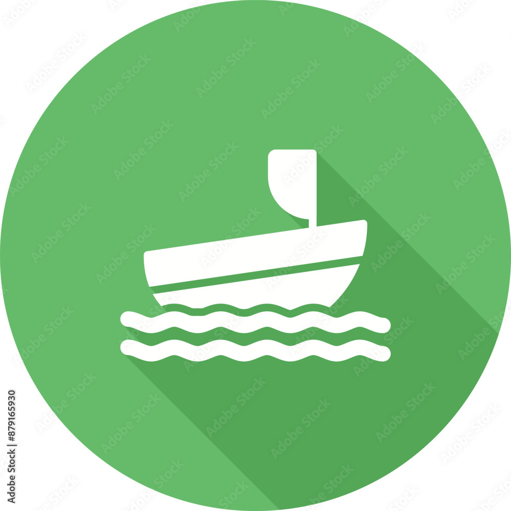 Wall mural Boat Vector Icon