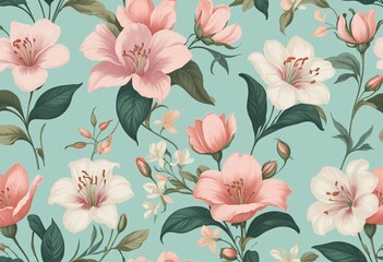Pastel Spring Pattern for  Design