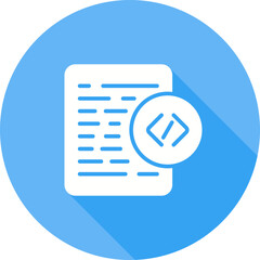 Fototapeta premium Document Metadata Vector Icon