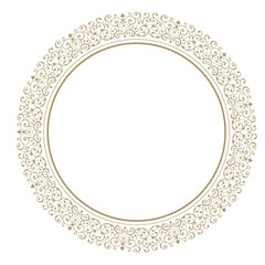 ゴージャズで繊細なゴールド装飾レース枠
