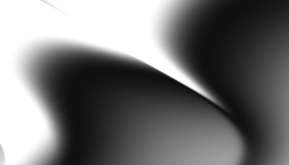 Blurred transparent gradient background. Elegant black wavy line on Transparent png overlay background