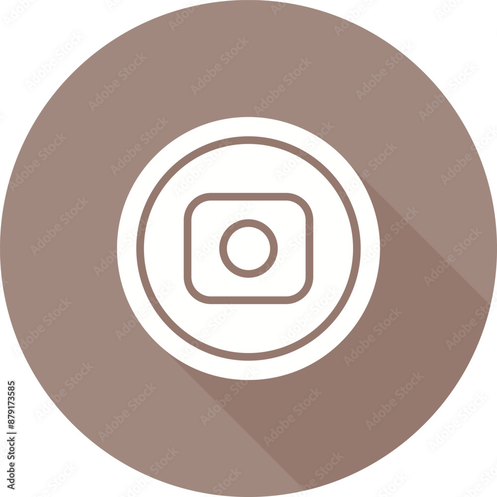 Wall mural Record Button Vector Icon