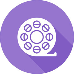 Film Reel Vector Icon