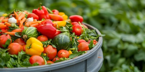 Global Awareness Day for Food Loss and Waste. Concept food waste, sustainability, global awareness, waste reduction, food loss