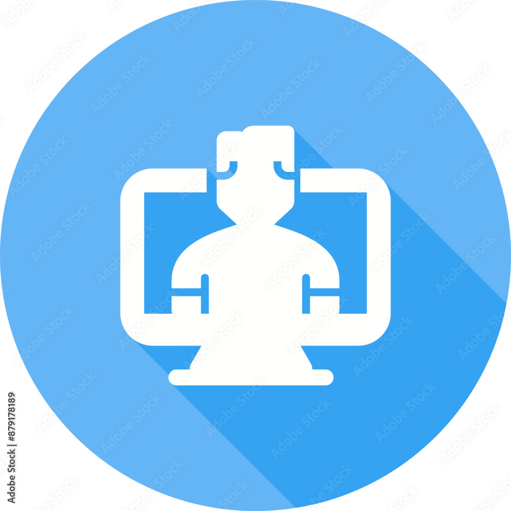 Sticker Computer Vector Icon