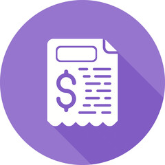 Receipt Vector Icon