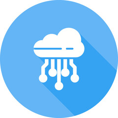 Cloud Computing Vector Icon