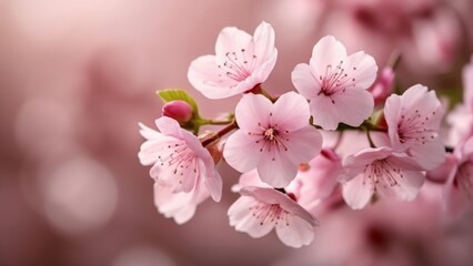 Obraz premium Blossoming beauty in soft focus