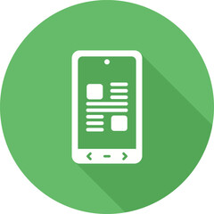 Mobile Vector Icon © Graphic Nehar