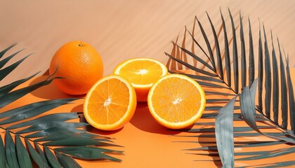 Orange fruit on wooden table