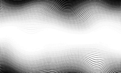 Monochrome gradient halftone dots background. Overlay png illustration. Abstract grunge dots on transparent background