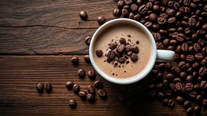 Obraz premium Warm up with a cup of coffee