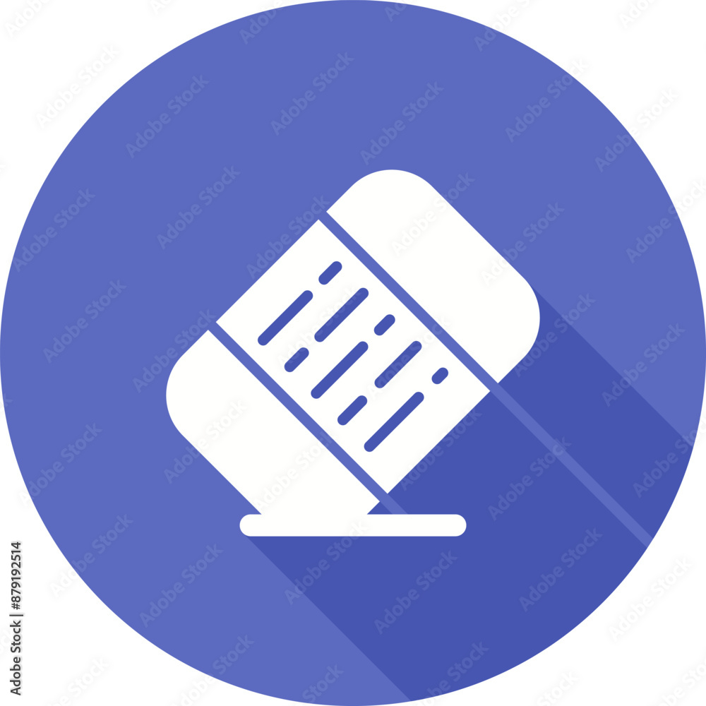 Sticker eraser vector icon