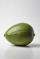 Avocado, isolated on a white background in advertising photography
