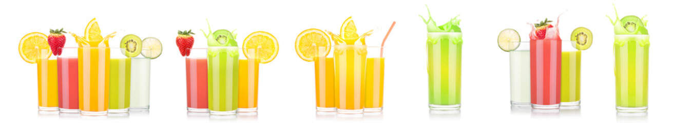 Colorful Summer Drinks with Fruits for a festive touch at your party or barbecue