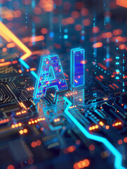 Obraz premium AI graphic showing 